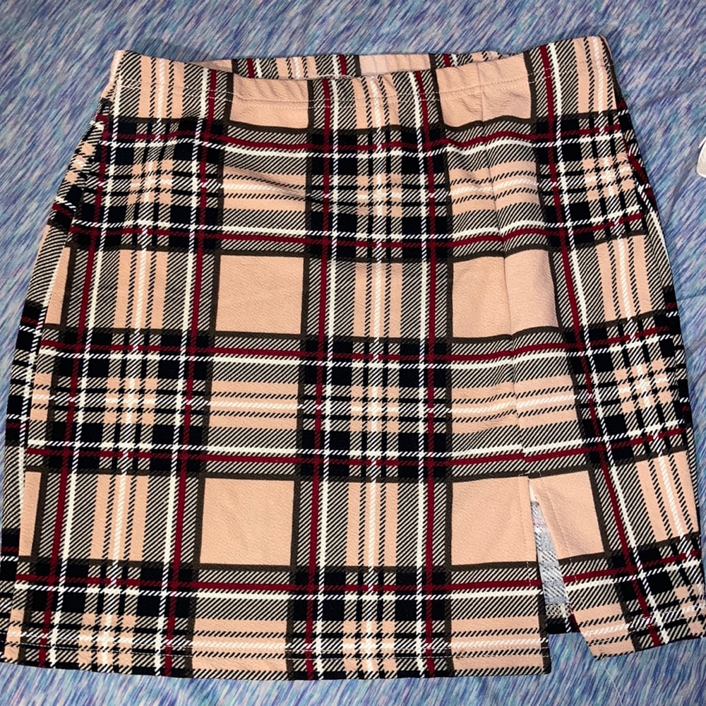 Plaid skirt